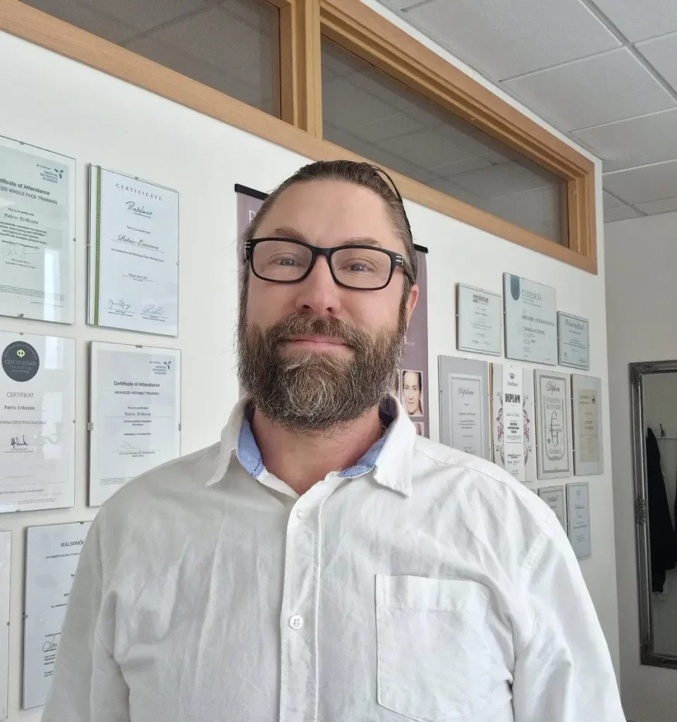 Patric Eriksson Legitimerad Sjuksköterska och Specialistsjuksköterska för injektionsbehandlingar